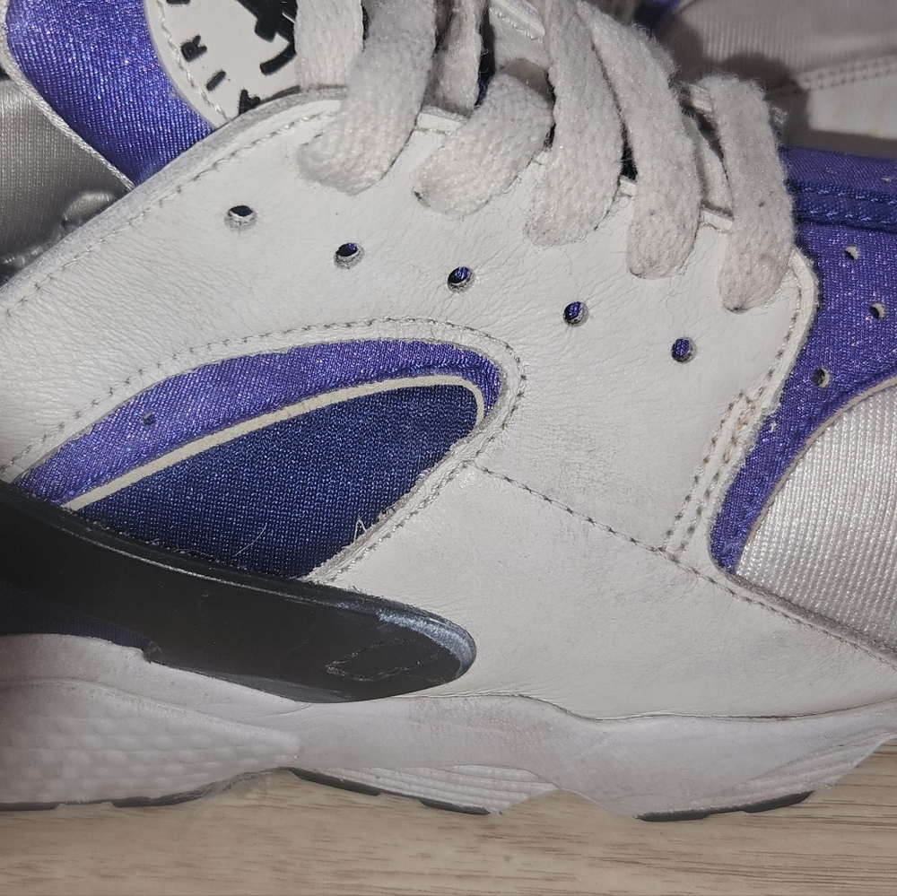 Nike Air Huarache Sneakers Purple White Trainers Women's Size 9 Shoes - Picture 10 of 16
